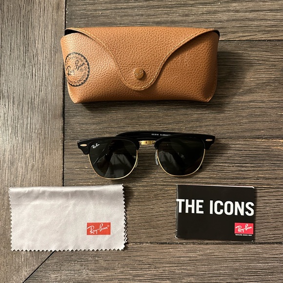 RayBan Clubmaster Sunglasses 49mm - Picture 2 of 7